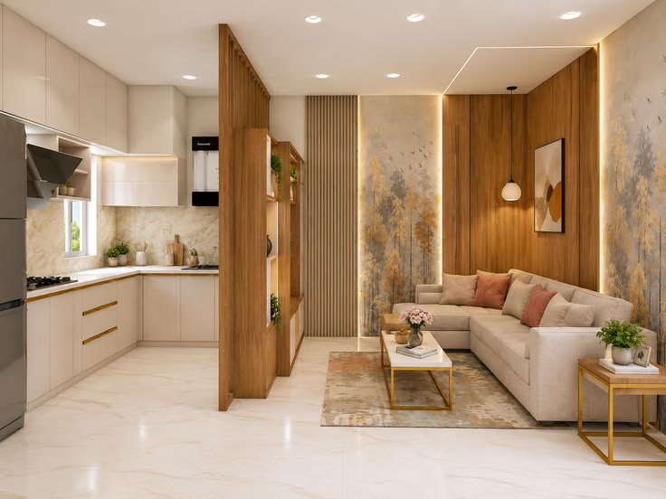 Vách ngăn gỗ công nghiệp 