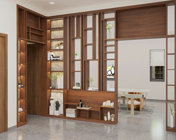 Những lưu ý khi đặt vách ngăn phòng khách theo phong thủy Vách ngăn phòng khách theo phong thuỷ