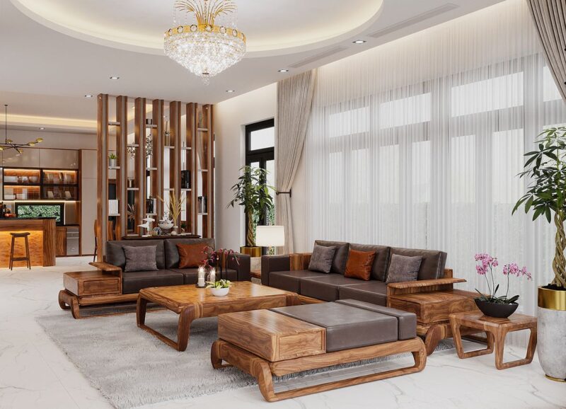 Những lưu ý khi đặt vách ngăn phòng khách theo phong thủy Vách ngăn phòng khách theo phong thuỷ