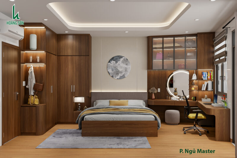 Phòng ngủ Master cho nhà chị Diệp – TP.HCM
