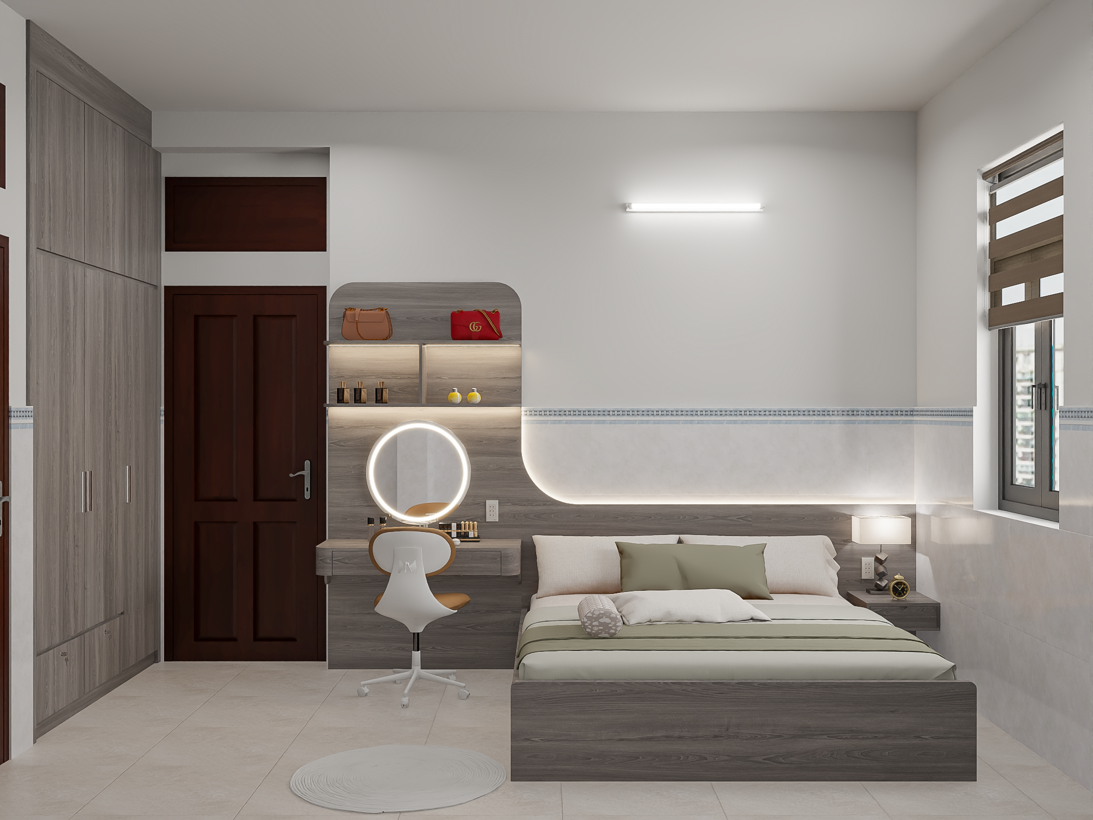 Bàn giao dự án thiết kế phòng ngủ cho anh Duy, Thủ Đức