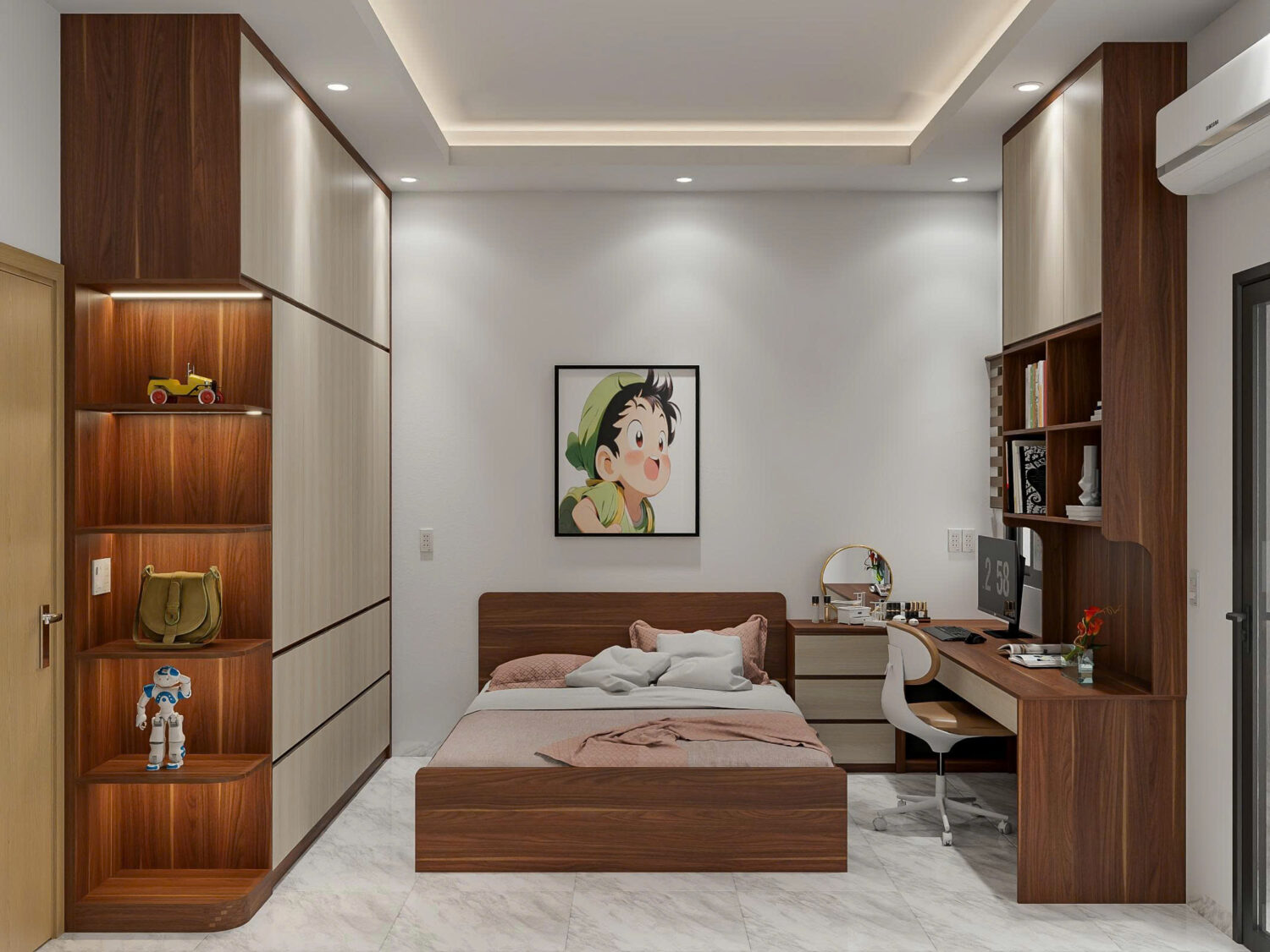 Hệ kệ trang trí – Điểm nhấn sang trọng