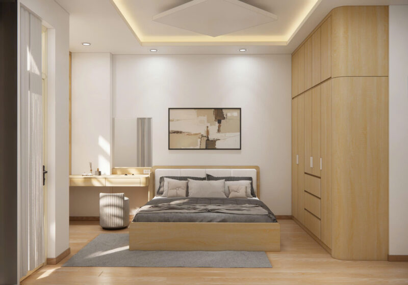 Bàn giao dự án thiết kế phòng ngủ cho nhà anh Trung quận 12 Bàn giao dự án thiết kế phòng ngủ cho nhà anh Trung quận 12