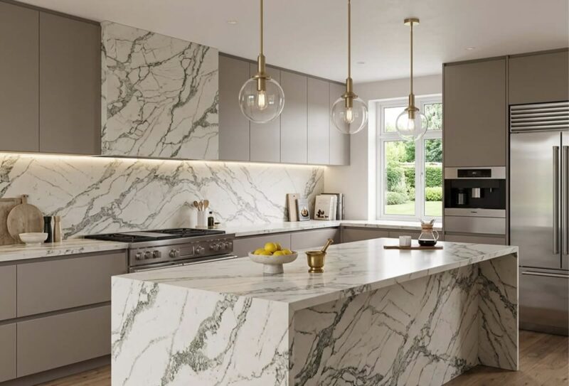 Đá bếp marble (đá cẩm thạch)