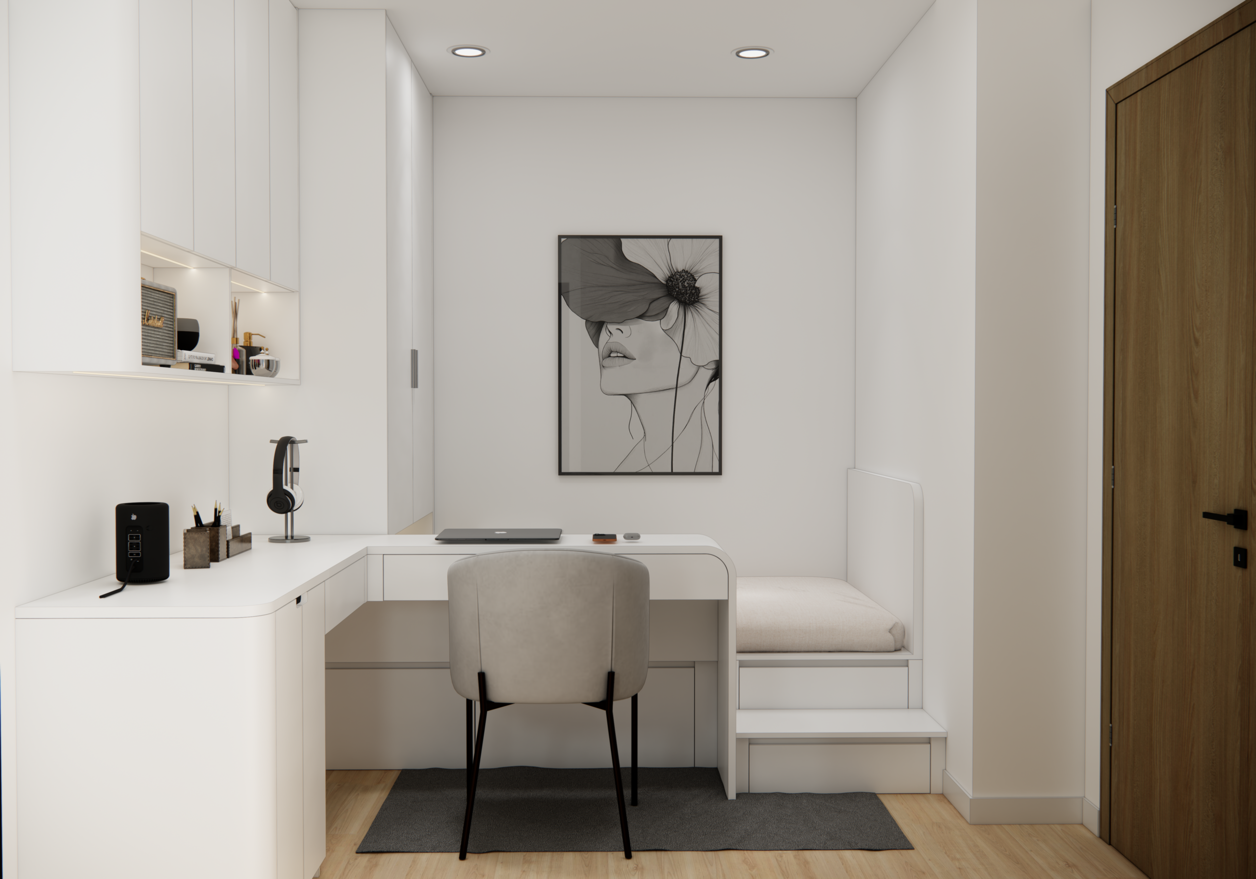 Bàn giao dự án thiết kế phòng ngủ cho nhà chị Quyên