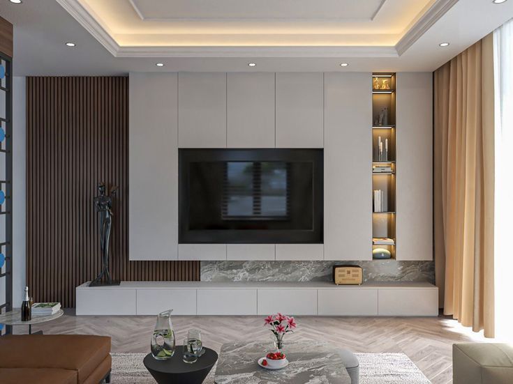 Khám phá 25++ mẫu kệ tivi phòng khách chung cư sang trọng, hiện đại Kệ tivi phòng khách chung cư