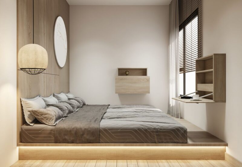 25+ Mẫu giường ngủ thấp đẹp, hiện đại và công năng Mẫu giường ngủ thấp