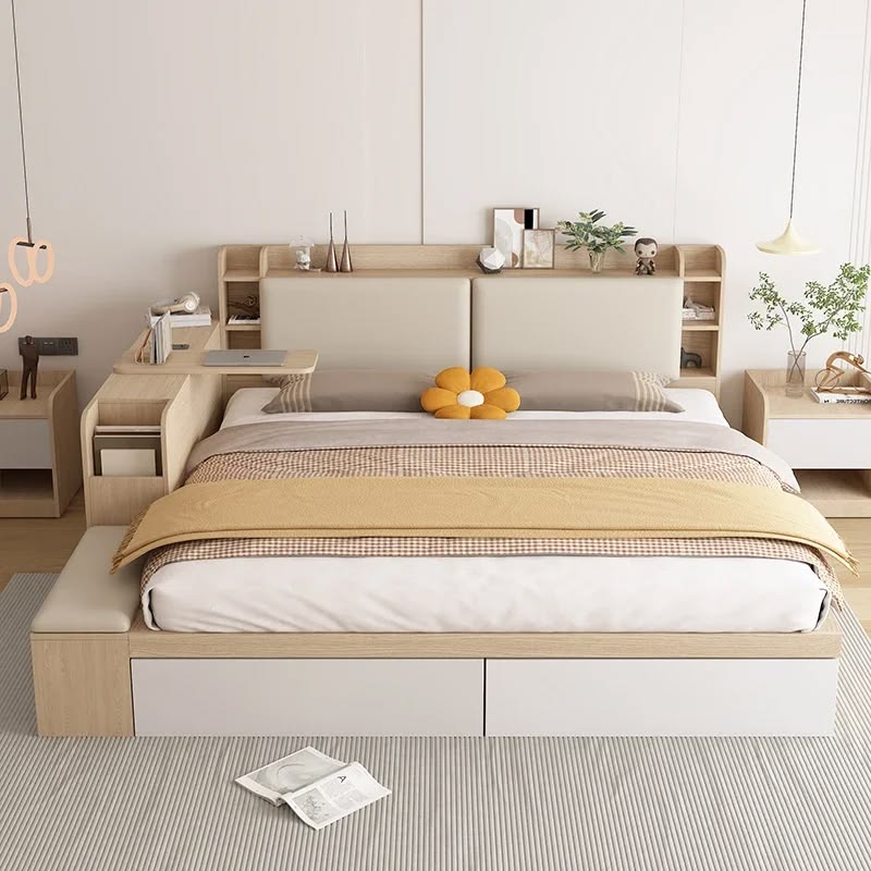 25+ Mẫu giường ngủ thấp đẹp, hiện đại và công năng Mẫu giường ngủ thấp