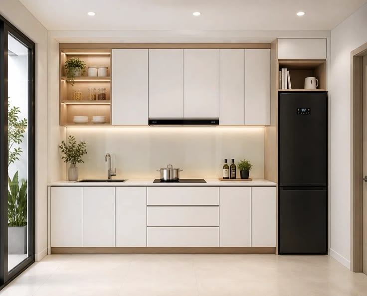 Tổng hợp các màu kính ốp bếp đẹp, dễ phối nội thất hiện nay Màu kính ốp bếp đẹp