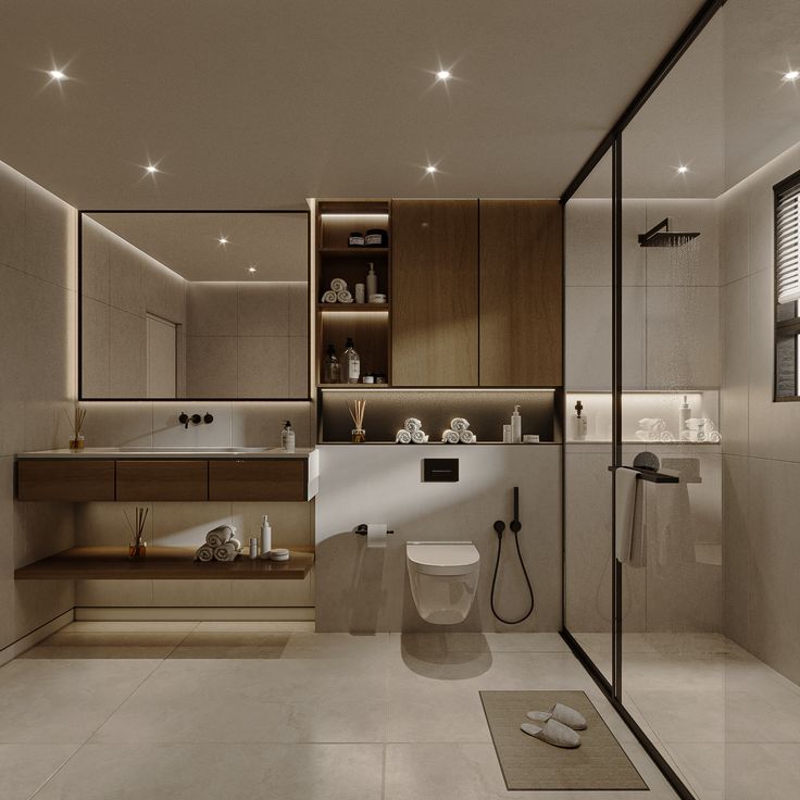 Tổng hợp các mẫu nội thất nhà vệ sinh chung cư đẹp, hiện đại Mẫu nội thất nhà vệ sinh chung cư