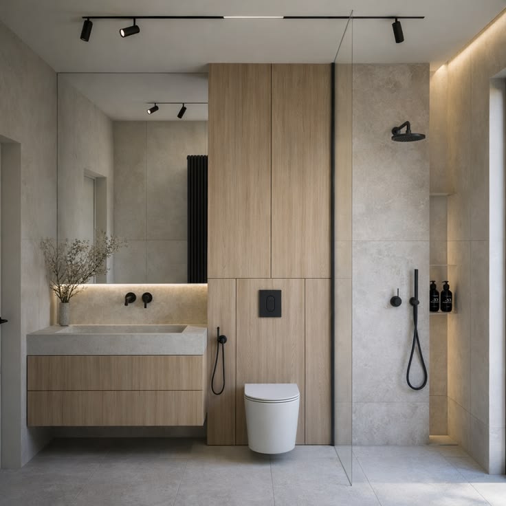 Tổng hợp các mẫu nội thất nhà vệ sinh chung cư đẹp, hiện đại Mẫu nội thất nhà vệ sinh chung cư