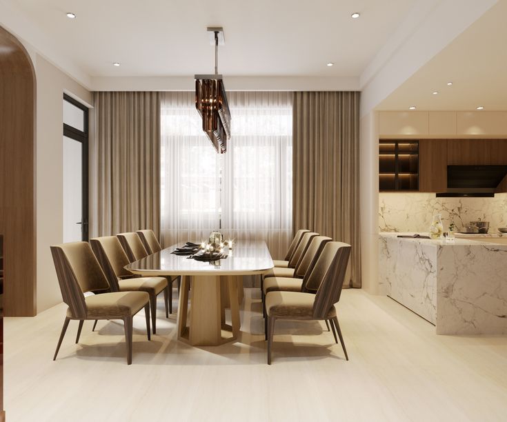 Tổng hợp 40++ mẫu phòng ăn biệt thự sang trọng, cao cấp hiện nay Mẫu phòng ăn biệt thự sang trọng