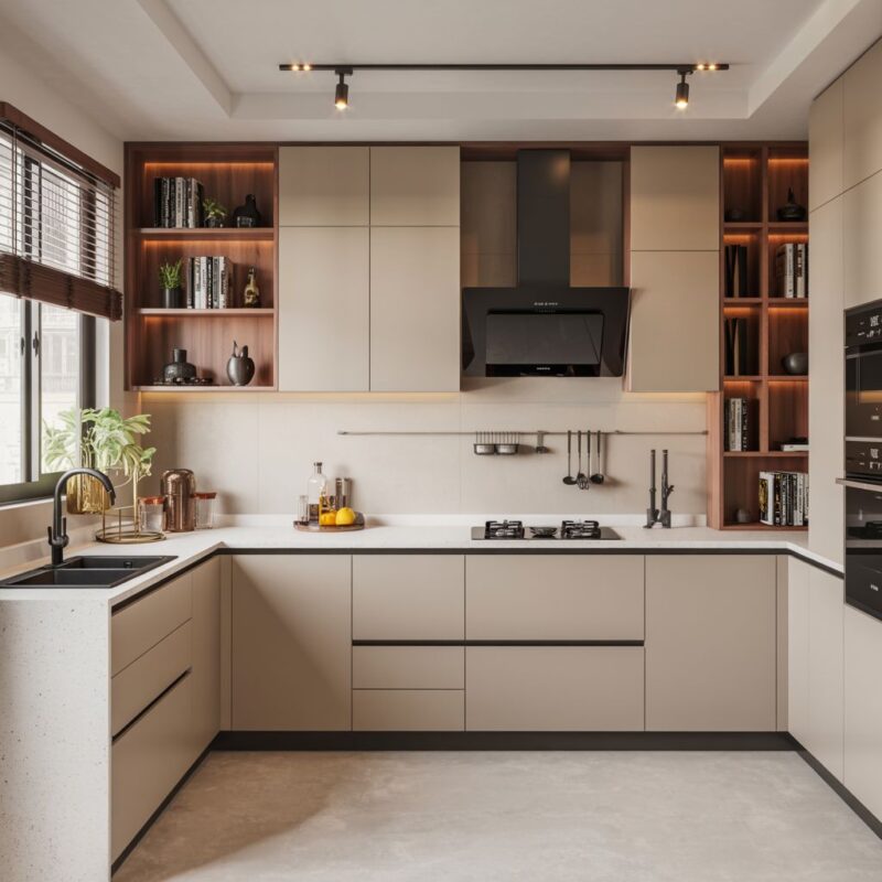 Mẫu phòng bếp 10m2