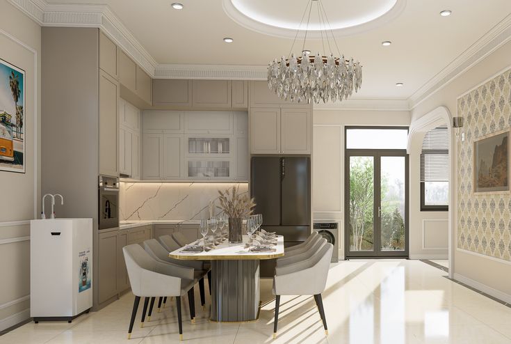 Mẫu phòng bếp 10m2