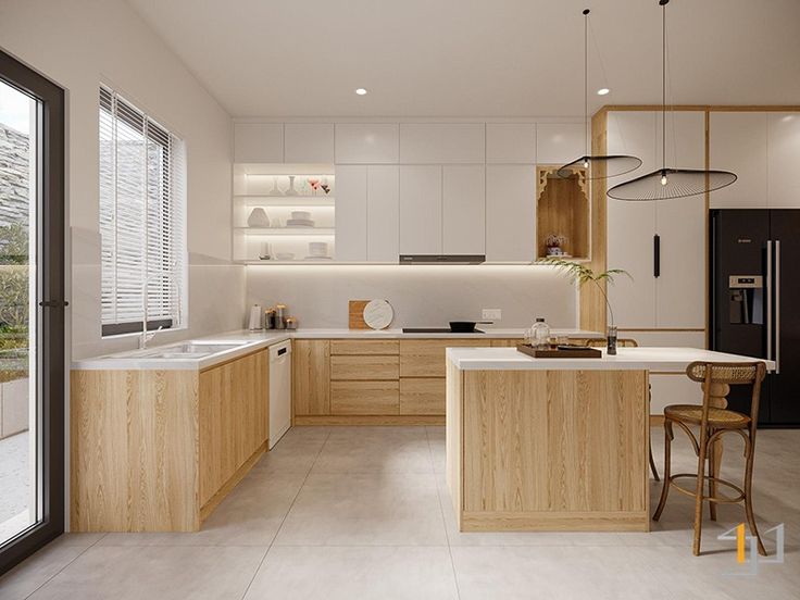 Mẫu phòng bếp 30m2