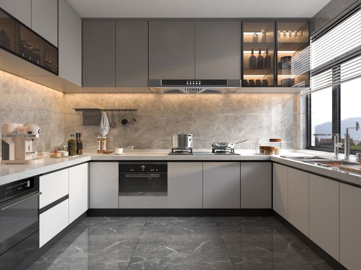 Mẫu phòng bếp 30m2