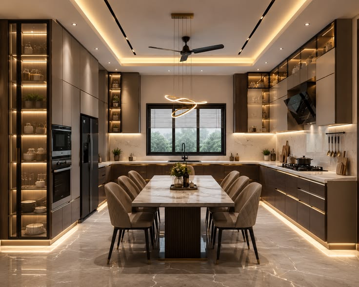 20+ Mẫu phòng bếp Luxury sang trọng và cao cấp Mẫu phòng bếp Luxury