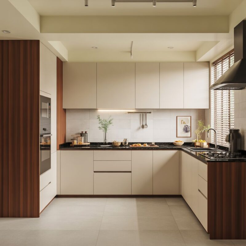 Top 35++ mẫu phòng bếp màu trắng đen đẹp, hiện đại nhất năm 2026 Mẫu phòng bếp màu trắng đen