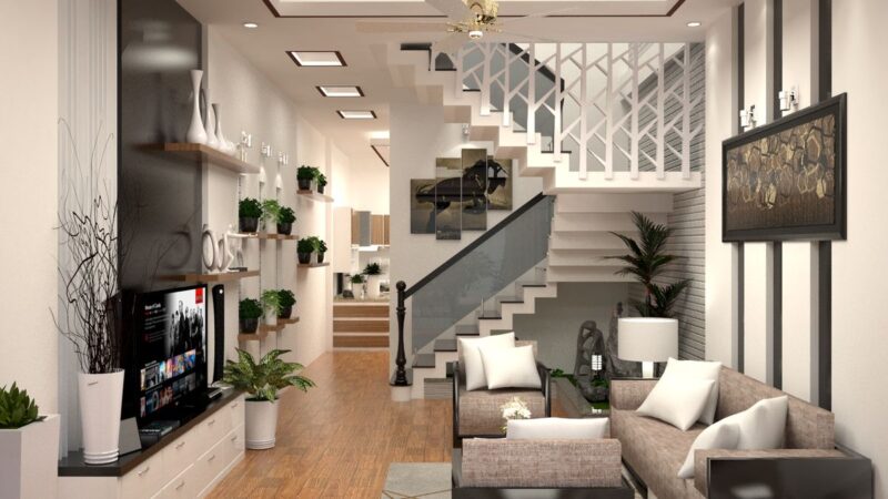 Tổng hợp 30++ mẫu phòng khách có cầu thang hiện đại dẫn đầu xu hướng Mẫu phòng khách có cầu thang