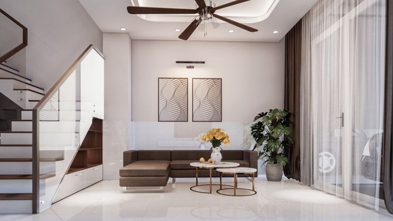 Tổng hợp 30++ mẫu phòng khách có cầu thang hiện đại dẫn đầu xu hướng Mẫu phòng khách có cầu thang