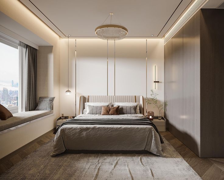 Mẫu phòng ngủ 25m2 cho vợ chồng