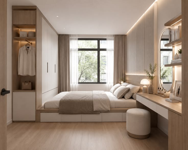Mẫu phòng ngủ cho nữ 20 tuổi