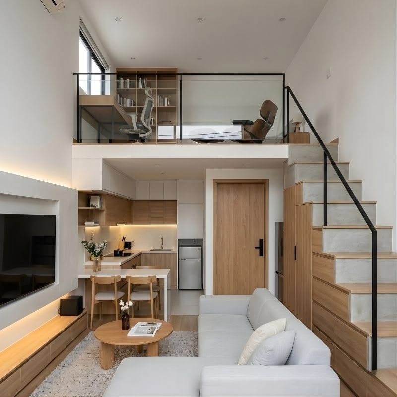 Mẫu phòng ngủ gác lửng