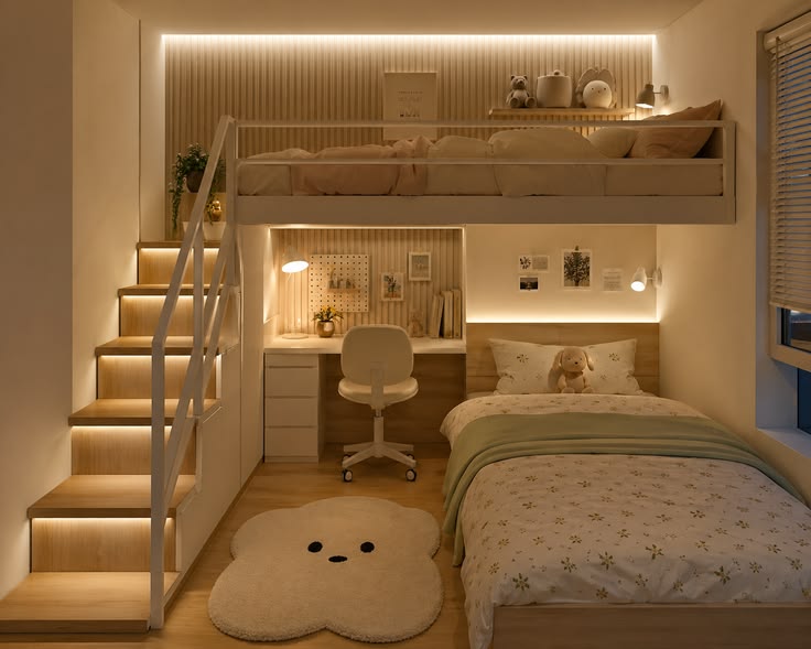 Mẫu phòng ngủ gác lửng
