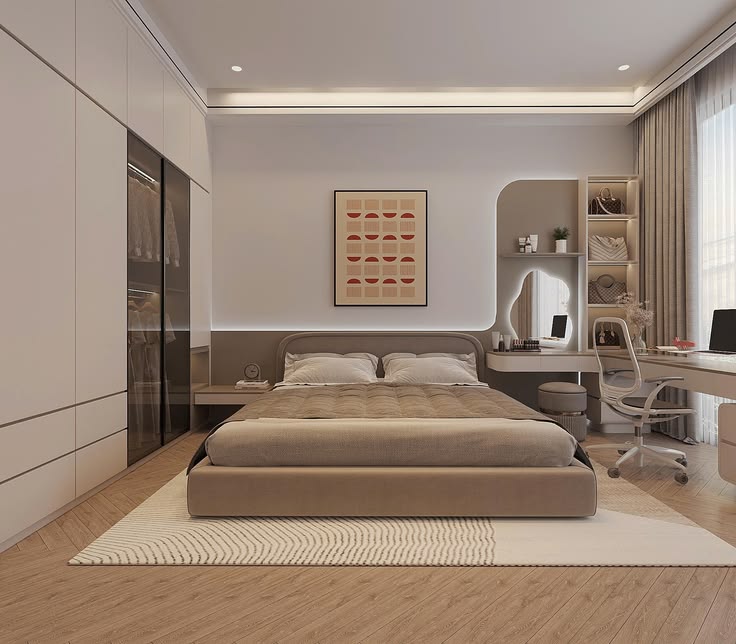 Mẫu phòng ngủ nữ 20 tuổi