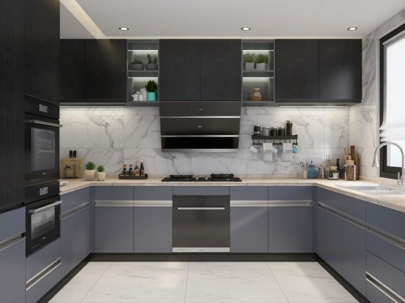Mê đắm với 50++ mẫu tủ bếp Acrylic bóng gương sang trọng năm 2026 Mẫu tủ bếp Acrylic