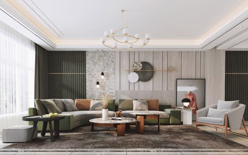 Nội thất phòng khách 35m2