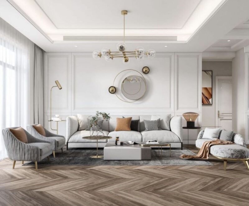 Nội thất phòng khách 35m2