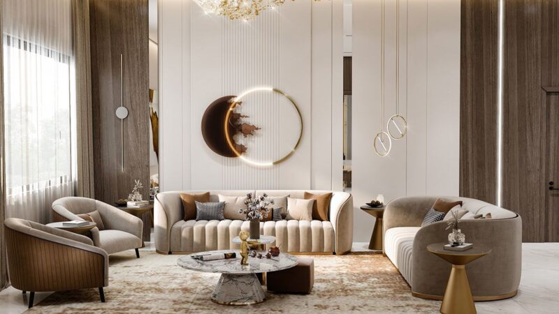 Nội thất phòng khách 35m2