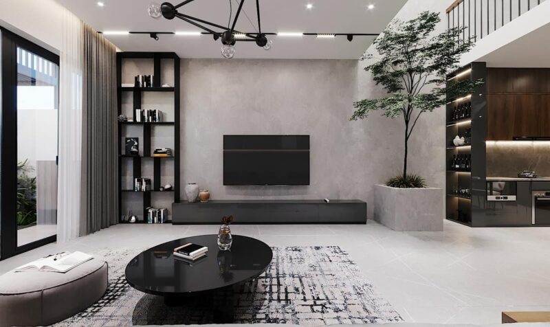 Nội thất phòng khách 35m2