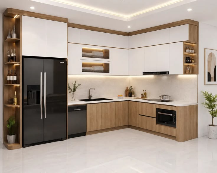 Phòng bếp nhà mái Thái 