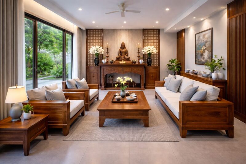 Tổng hợp 35++ mẫu phòng khách có cửa sổ thoáng, hiện đại hiện nay Phòng khách có cửa sổ