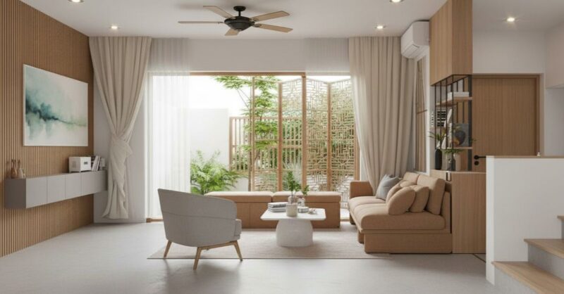 Tổng hợp 35++ mẫu phòng khách có cửa sổ thoáng, hiện đại hiện nay Phòng khách có cửa sổ