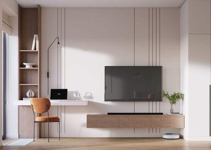 20+ Mẫu phòng khách kết hợp góc làm việc tiện nghi Phòng khách kết hợp góc làm việc